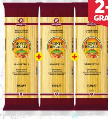 3 paquets de spaghetti Monte Regal 500g