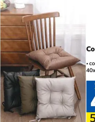 Coussin en cuir