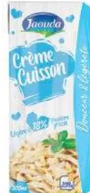 Crème de cuisson légère 18% de matières grasses Jaouda 200ml