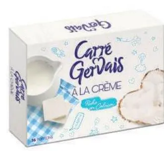 36 portions de fromage fondu à la crème Carré Gervais