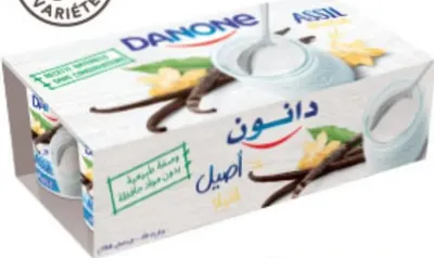 Yaourt Danone Assil vanille 8x 110 g ياغورت