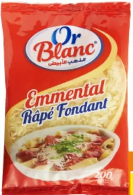 Emmental râpé Or Blanc 200g