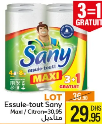 LOT Essuie-tout Sany Maxi / Citron