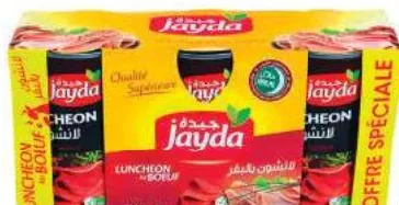 3 boites de luncheon de bœuf Jayda 300g