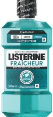 Bain de bouche Listerine Fraicheur 500ml