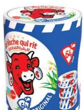 64 portions de fromage fondu La Vache Qui Rit