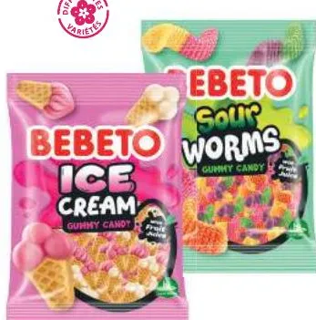 Gommes Bebeto 80g