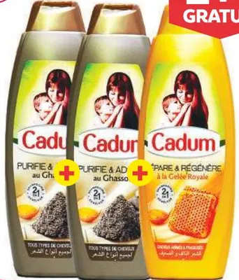 3 shampoings Cadum 190ml