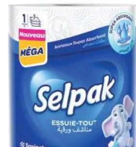 Essuie tout 3 plis Selpak méga roll