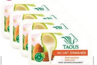 4 savons solides Taous 120g