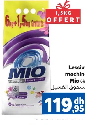 Lessive machine Mio 6kg