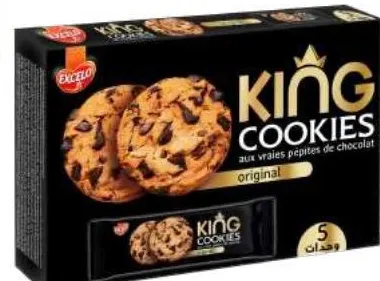 5 biscuits King Cookies 50g