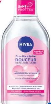 Eau micellaire Nivea soin douceur 400ml