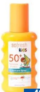 Crème solaire bébé SPF 50+ Sofresh 50ml