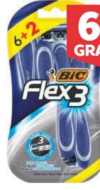 8 rasoirs 3 lames Bic Flex 3