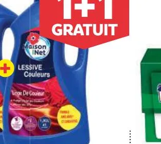 2 lessives liquides Omo 2,5L + 1,75L
