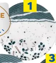 Assiette plate ronde 17,7cm - Gamme Porcelaine Style Japonais