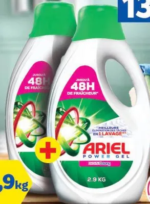 2 LESSIVES LIQUIDES ARIEL