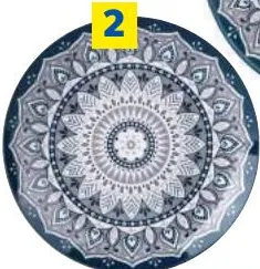 Assiette plate ronde 19cm - Gamme Étoile Orientale