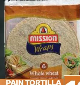 Pain tortilla complet Mission Foods 25cm