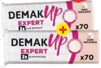 2 paquets de 70 cotons rond Demak'up Expert