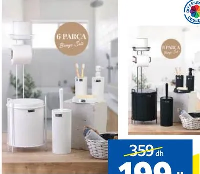6 accessoires de salle de bain