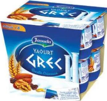 8 Yaourts Grec muesli Jaouda 110g