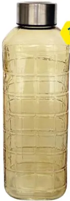 Bouteille en verre avec couvercle / قنينة
