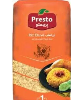 Riz étuvé Presto 1kg