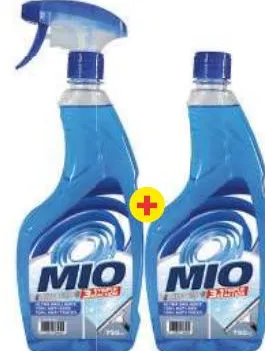 Lave vitre Mio 750ml + recharge 750ml