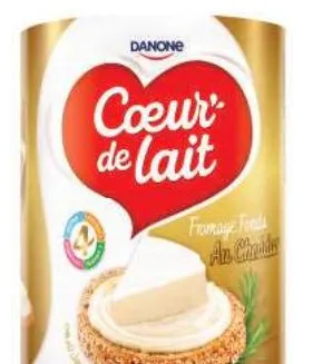 64 portions de fromage fondu au cheddar Cœur de Lait