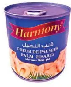 Cœurs de palmiers coupée Harmony 1/4