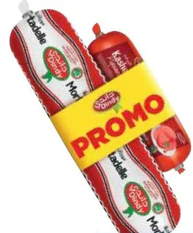 Mortadelle nature Dindy 900g + saucisson piquant 380g