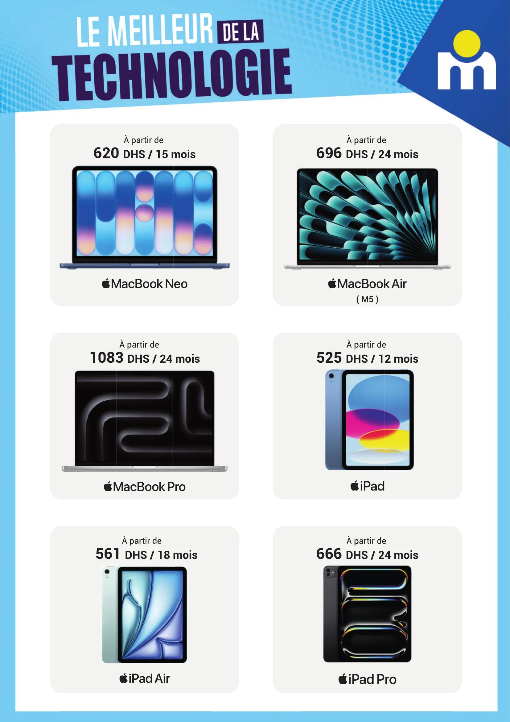 LE MEILLEUR DE LA TECHNOLOGIE, catalogue Marjane, page 7.