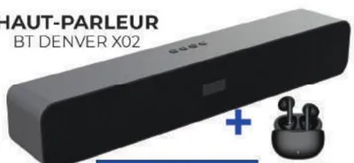 HAUT-PARLEUR BT DENVER X02 + ECOUTEURS TWS Z1 ZATEC