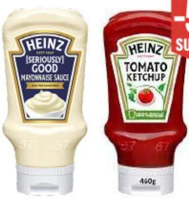 LOT Heinz Mayonnaise 400g + Ketchup 460g